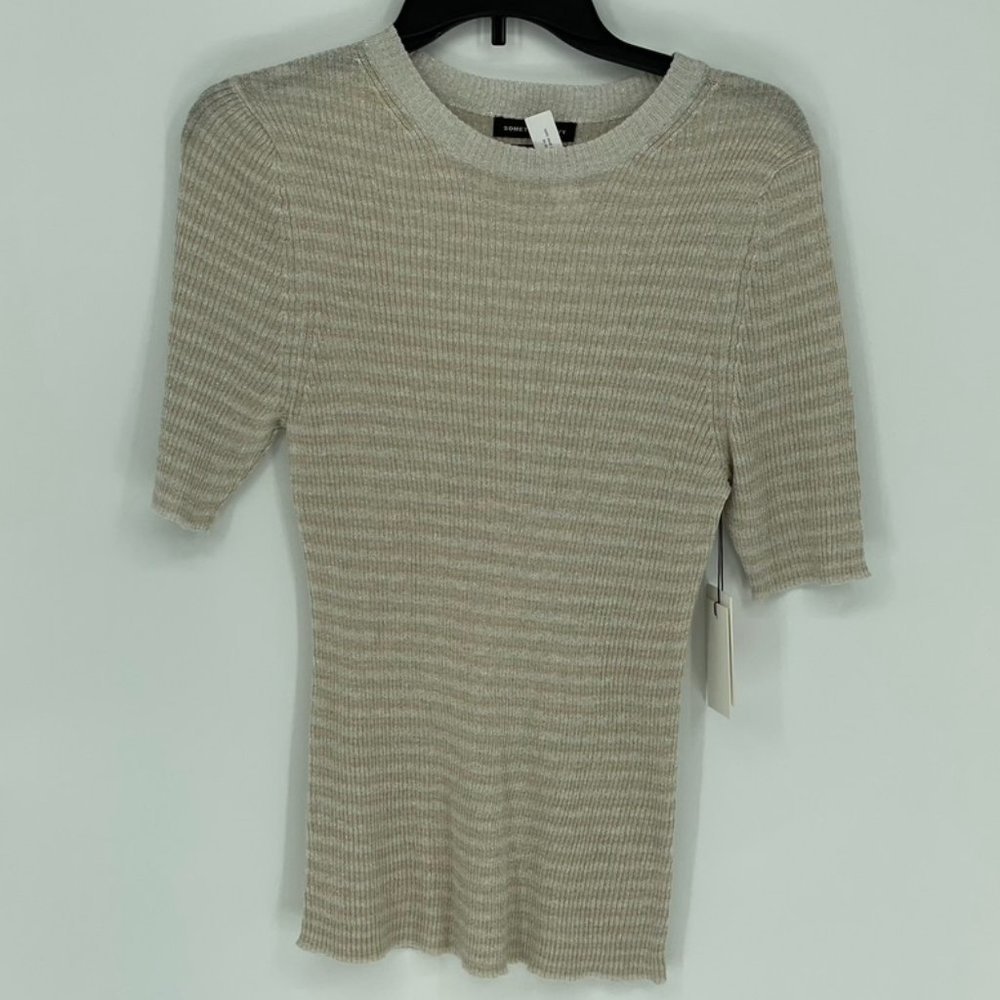 Something Navy Women's Gold/Silver Shirt